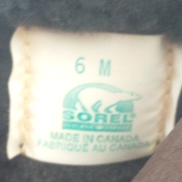 Vintage Sorel Red Brown Womens 6 Fur Suede Leather Lace Up Boots - Picture 6 of 6